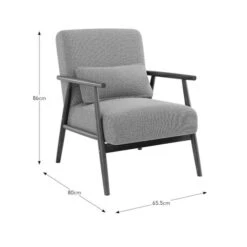 Return - Alpine Spindle Multi Tone Weave Occasional Chair, Orange -Dunelm 30985172 alt09