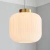 Return - Riley Easy Fit Pendant Shade, White -Dunelm 30991245