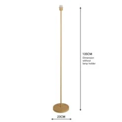 Luna Green Floor Lamp -Dunelm 60217603 alt09