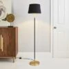 Clara Black Floor Lamp 2 Clara Black Floor Lamp -Dunelm 60217606